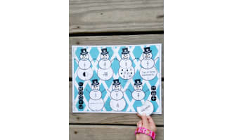 Fractions with Frosty Math Activity
