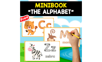 FREE ALPHABET MINIBOOK | FOR TRACING