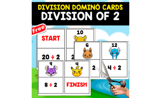 FREE DOMINÓ GAME | DIVISION OF 2 | POKEMON THEMED