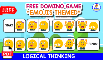 FREE DOMINÓ GAME | Emojis Themed for Kids
