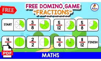 FREE DOMINÓ GAME | Fractions