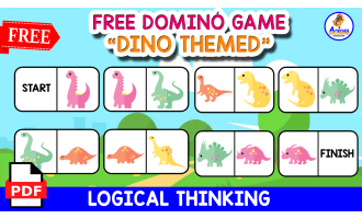 FREE DOMINÓ GAME OF DINOSAURS | Free Resource