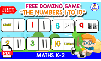 FREE DOMINÓ GAME | The Numbers 1 to 10