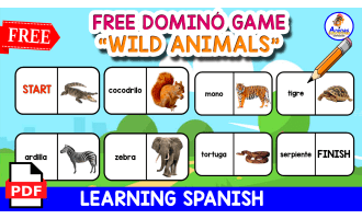 FREE DOMINÓ GAME | Wild Animals