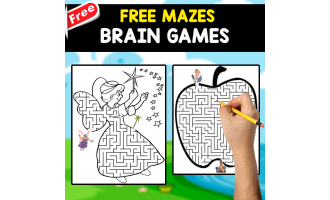 FREE MAZES FOR KIDS | BRAIN GAMES FOR KIDS