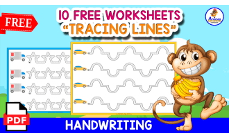 FREE MINIBOOK FOR TRACING LINES | Cars Themed