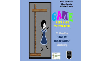 Free Science Human Microbiome Vocabulary Interactive Hangman Game