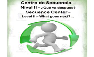 Free Spanish Secuencia II Interactive Center Activity