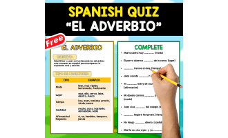 FREE SPANISH TEST | EL ADVERBIO