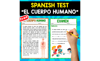 FREE SPANISH TEST | EL CUERPO HUMANO