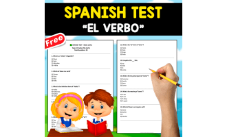 FREE SPANISH TEST | EL VERBO | GRAMMAR
