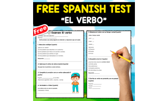 FREE SPANISH TEST OF THE VERB | EL VERBO