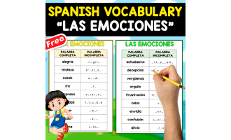 FREE SPANISH TEST | VOCABULARY | LAS EMOCIONES