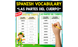 FREE SPANISH TEST | VOCABULARY | LAS PARTES DEL CUERPO