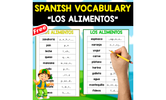 FREE SPANISH TEST | VOCABULARY | LOS ALIMENTOS