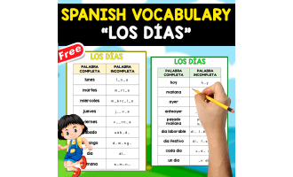 FREE SPANISH TEST | VOCABULARY | LOS DÍAS