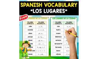 FREE SPANISH TEST | VOCABULARY | LOS LUGARES