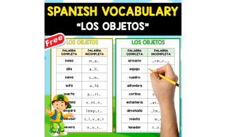 FREE SPANISH TEST | VOCABULARY | LOS OBJETOS