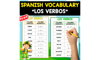 FREE SPANISH TEST | VOCABULARY | LOS VERBOS