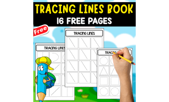 FREE TRACING STROKES BOOK | MORE THAN 10 PAGES
