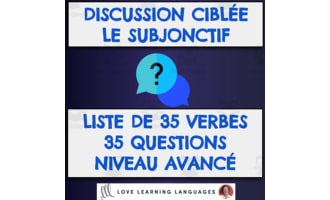 French: Advanced Conversation Questions - Subjunctive