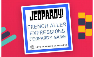 French: Aller Expressions Review - Jeopardy Game