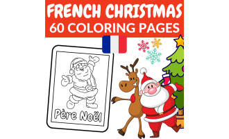 French Christmas Coloring Pages