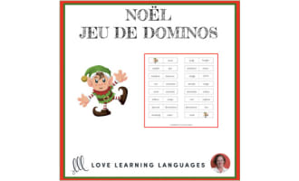 French Christmas - Noël - Jeu de Dominos