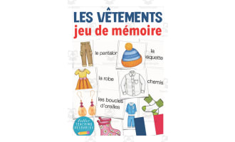 French: Clothes Memory Game