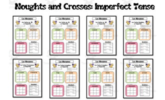 French: Conjugation game for the imperfect tense