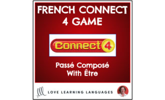 French Connect 4 Game - Le Passé Composé avec Être