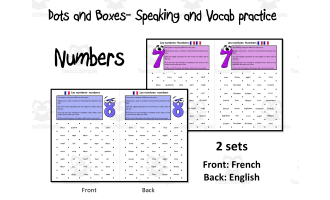 French: Dots and Boxes- Numbers- Game