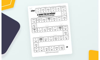French Être Conjugation Board Game – Present Tense