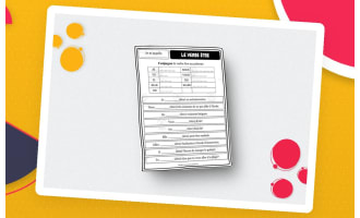 French: ETRE Verb Worksheet Set