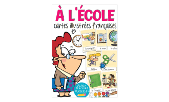 French Flash Cards: à l'école / School