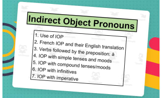 French- Grammar-Indirect Object Pronouns