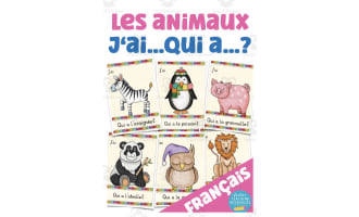 French: I have... Who has? Game - Animals Vocabulary