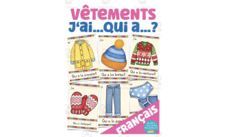 French: I have... Who has? Game - Clothes Vocabulary