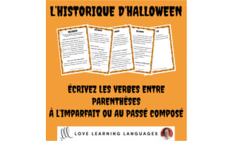 French - L'Historique d'Halloween - Le passé composé et l'imparfait