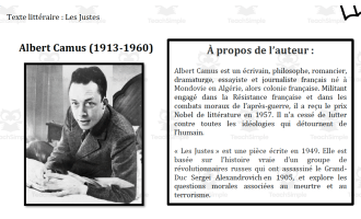 French: Literary Text- Albert Camus
