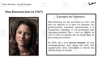 French-Literary Text- Nina Bouraoui