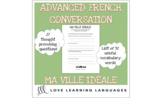 French: My Ideal City - Advanced French Conversation Questions