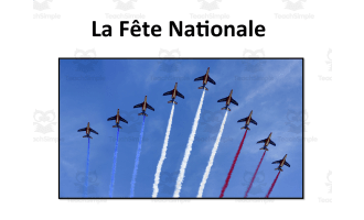 French: National Day/ Bastille Day- Article and worksheet