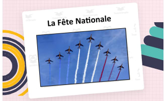 French: National Day/ Bastille Day- Article and worksheet