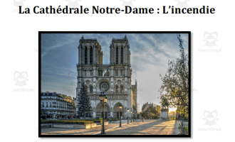 French- Notre-Dame- Worksheet