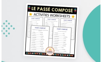 French Passé Composé – Grammar Worksheet Set