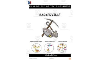 French: Reading comprehension worksheets: Barkerville