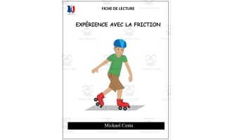 French: reading comprehension worksheets: Expérience sur la friction