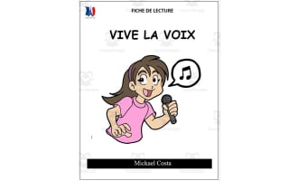 French: Reading comprehension worksheets: La voix