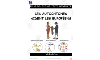 French: Reading comprehension worksheets: Les Autochtones aident les Européens